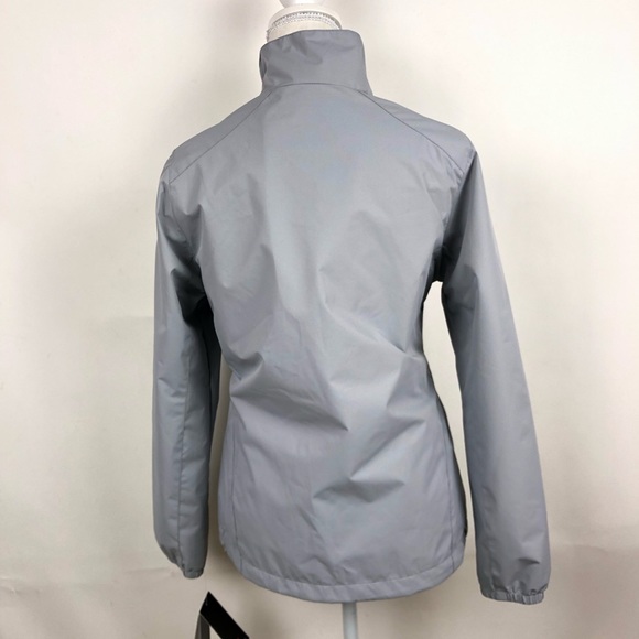 New Balance Zip Windbreaker Silver Jacket - Picture 2 of 8